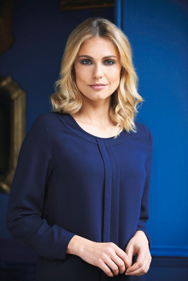 Brook Taverner Langarmhemd Roma Crêpe de Chine Bluse von Brook Taverner