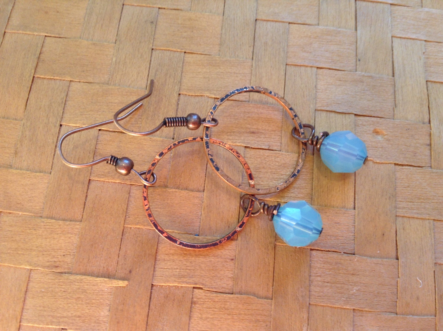 Blauen Opal Oktober Birthstone Ohrringe Blauen Opal Oktober Birthstone Ohrringe von BrookeAlene
