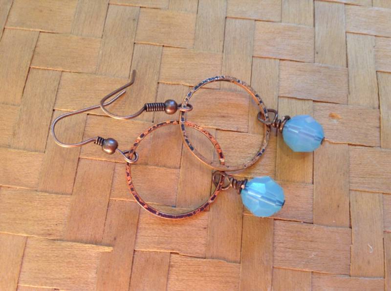 Blauen Opal Oktober Birthstone Ohrringe Blauen Opal Oktober Birthstone Ohrringe von BrookeAlene