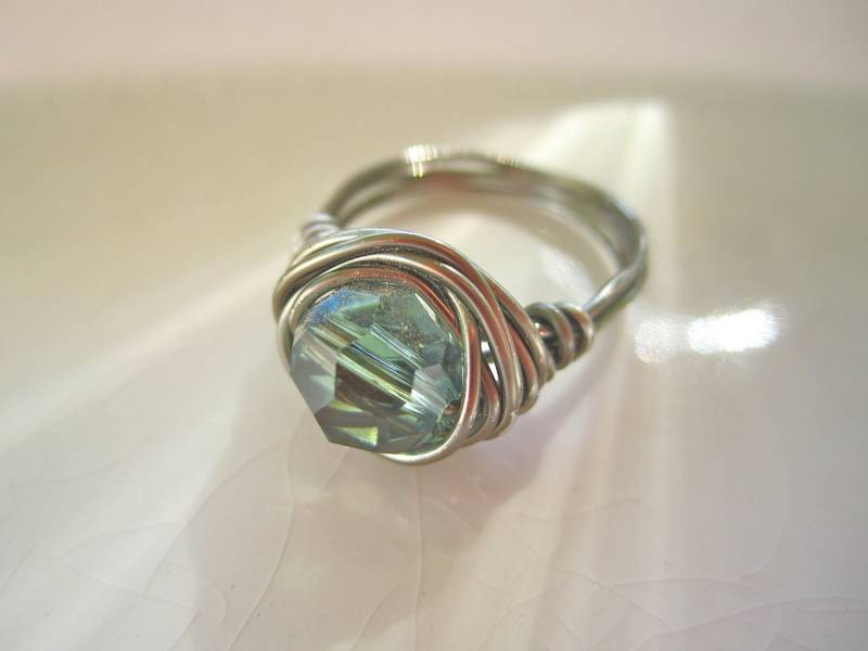 Kristall Gunmetal Ring Kristall Gunmetal Ring von BrookeAlene