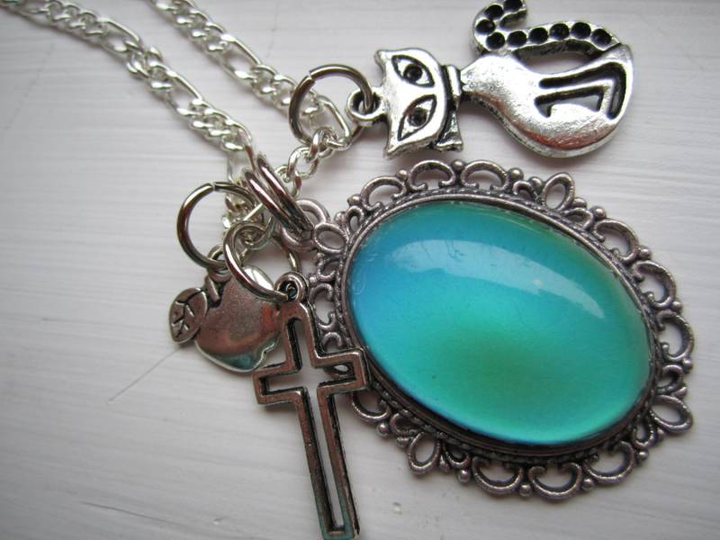 stimmung-Collier Mit Silber Charm stimmung-Collier Mit Silber Charm von BrookeAlene