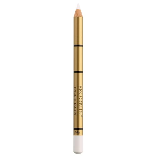 Impala - Wasserfester Eyeliner Brooklin | Wasserfest | Geschmeidige, Cremige Textur | Leicht Auftragbar | Lang Haltend | Farbe 314 Matt Weiß von Brooklin