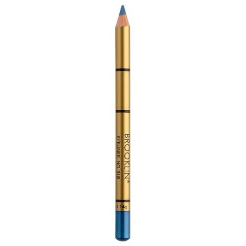 Impala - Wasserfester Eyeliner Brooklin | Wasserfest | Geschmeidige, Cremige Textur | Leicht Auftragbar | Lang Haltend | Farbe 318 Elektrisches Blau von Brooklin