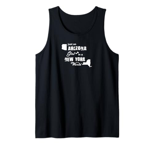 Lustig, nur EIN Arizona-Mädchen in einem New York Tank Top von Brooklyn, Retro T-Shirts & Tees