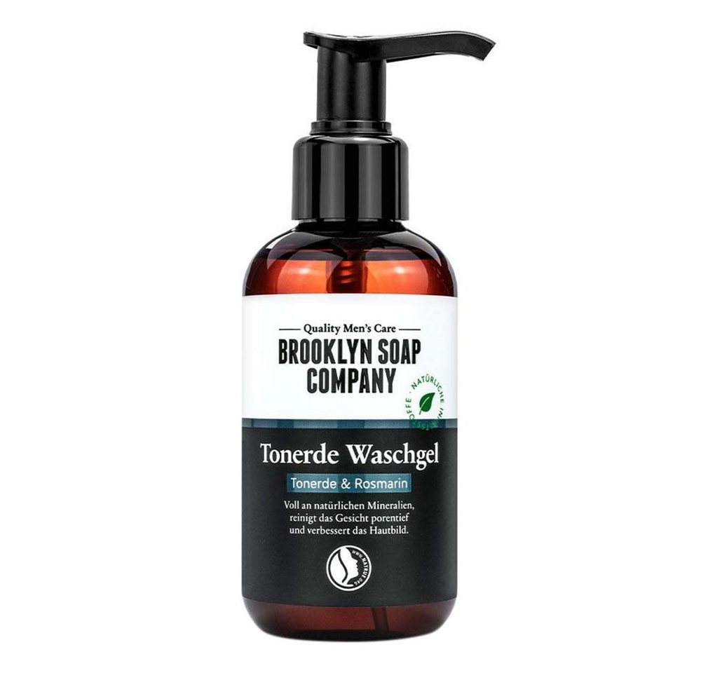 Brooklyn Soap Company Gesichtsreinigungsgel Gesichtspflege - Tonerde Waschgel 150ml von Brooklyn Soap Company