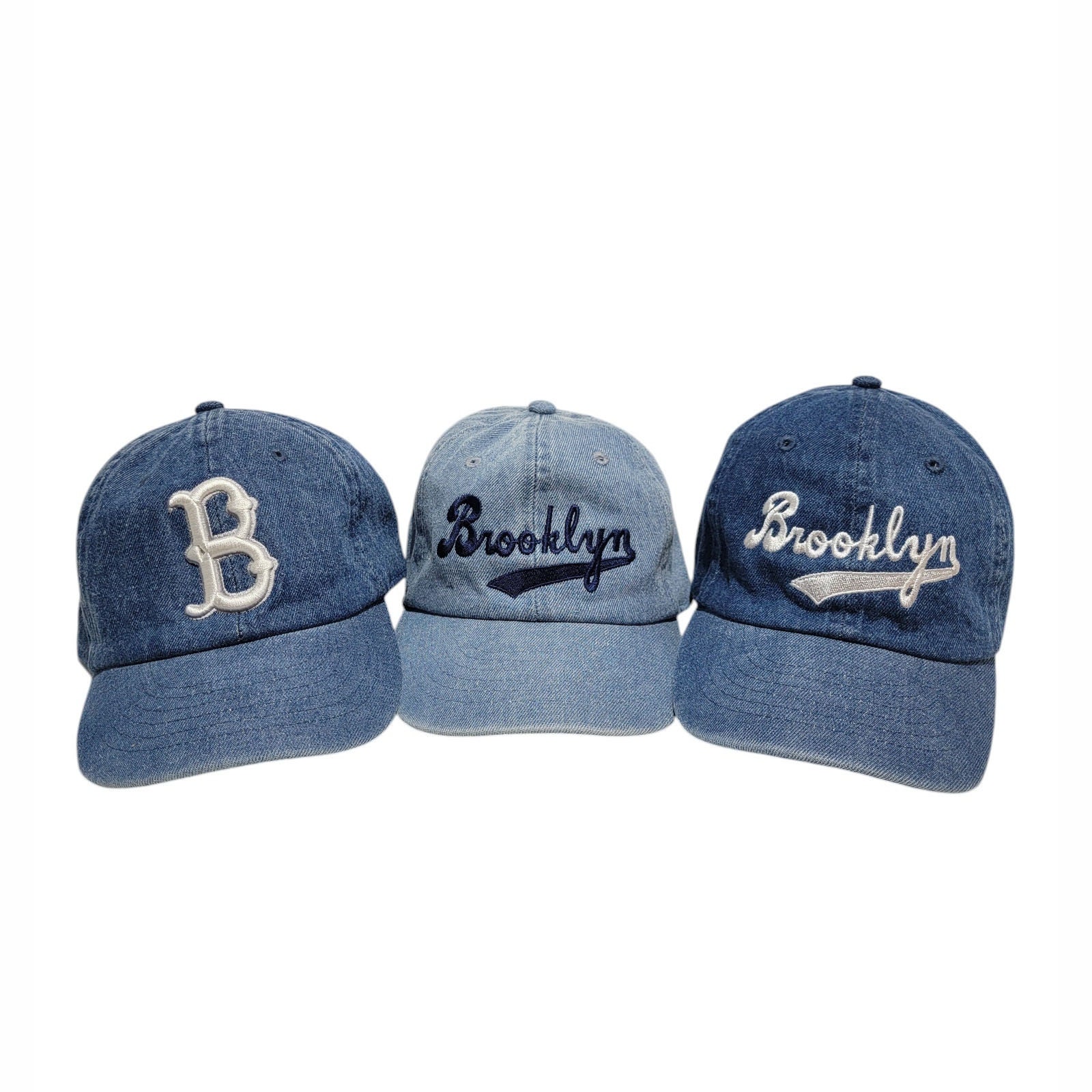 Brooklyn Kinder Denim Baseballmützen von Brooklynitedesigns