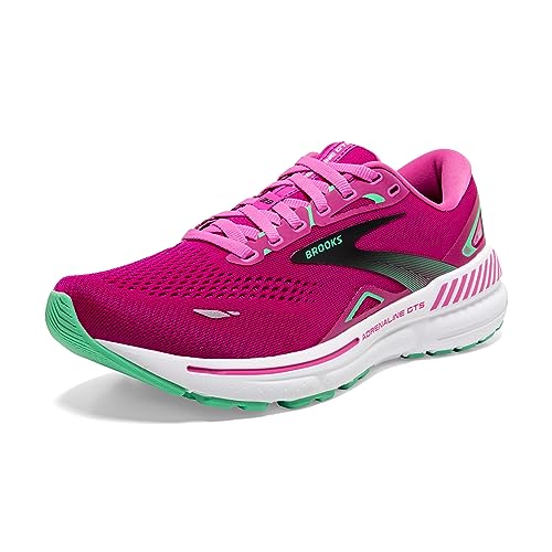 Brooks Damen Adrenaline Gts 23 Sneaker, Pink Festival Fuchsia Black, 42.5 EU von Brooks