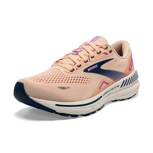 BROOKS Damen Adrenaline Gts 23 Sneaker, Apricot/Estate Blue/Orchid, 38 EU von Brooks