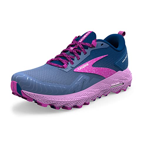 Brooks Damen Cascadia 17 Sneaker, Navy Purple Violet, 35.5 EU von Brooks