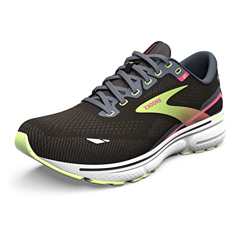 Brooks Damen Ghost 15 Sneaker, Black Ebony Sharp Green, 36 EU von Brooks