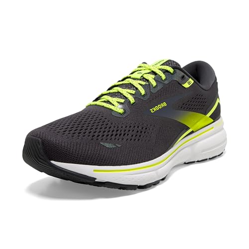 Brooks Damen Ghost 15 Sneaker, Ebony White Nightlife, 42.5 EU von Brooks