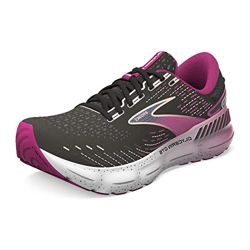 Brooks Damen Glycerin Gts 20 Sneaker, Black Fuchsia Linen, 37.5 EU von Brooks