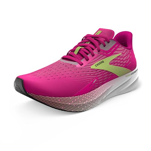 BROOKS Damen Hyperion Max Sneaker, Pink Glo/Green/Black, 38.5 EU von Brooks