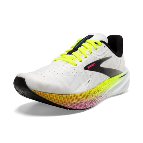 BROOKS Damen Hyperion Max Sneaker, White Black Nightlife, 39 EU von Brooks