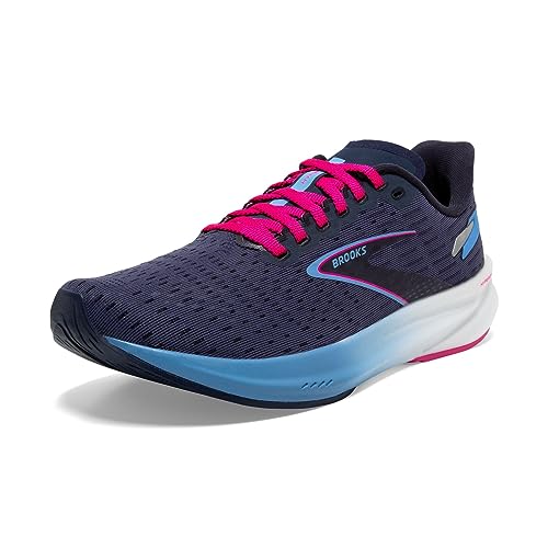 BROOKS Damen Hyperion Sneaker, Ebony/Open Air/Lilac Rose, 41 EU von Brooks