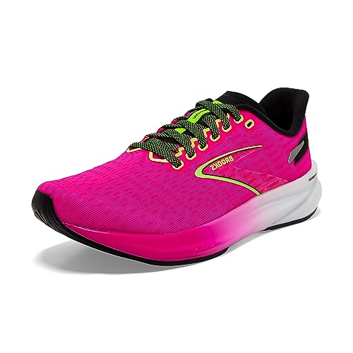 BROOKS Damen Hyperion Sneaker, Pink Glo/Green/Black, 36 EU von Brooks