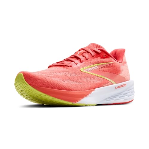 BROOKS Damen Launch 11 Sneaker, Koralle/Primel/Weiß, 38.5 EU von Brooks