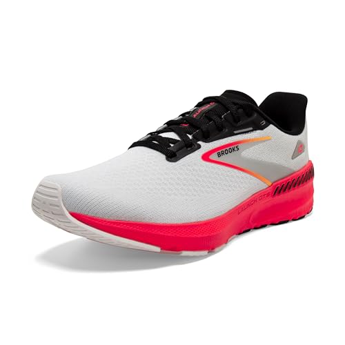 BROOKS Damen Launch GTS 10 Sneaker, Blue Black Fiery Coral, 41 EU von Brooks