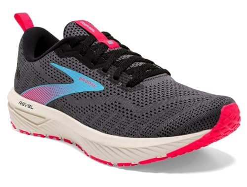 BROOKS Damen Revel 6 Sneaker, Black Ebony Bluefish, 40.5 EU von Brooks