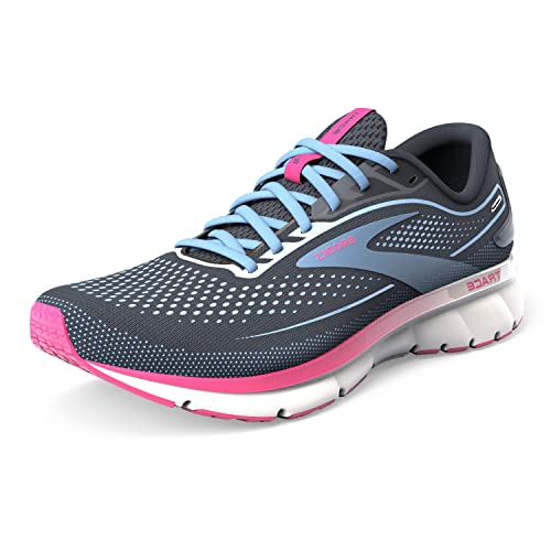 Brooks Damen Trace 2 Sneaker, Ebony Open Air Lilac Rose, 35.5 EU von Brooks