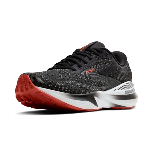 BROOKS Herren Adrenaline GTS 24 Sneaker, Schwarz/Grau/Rot, 46 EU BROOKS Herren Adrenaline GTS 24 Sneaker, Schwarz/Grau/Rot, 46 EU von Brooks