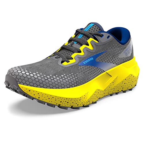 Brooks Herren Caldera 6 Sneaker, Gunmetal Surf The Web Sulphur, 44 EU von Brooks