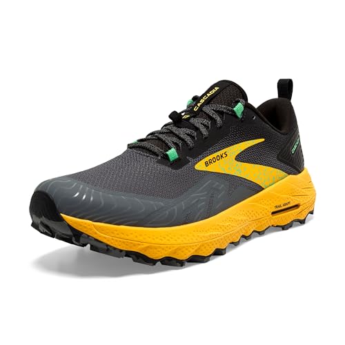 Brooks Herren Cascadia 17 Sneaker, Lemon Chrome Sedona Salbei, 42.5 EU von Brooks