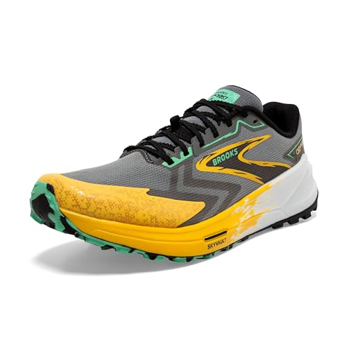 BROOKS Herren Catamount 3 Sneaker, Lemon Chrome Sedona Salbei, 42 EU von Brooks