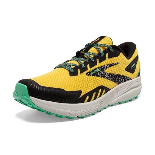 BROOKS Herren Divide 4 Sneaker, Lemon Chrome Black Spring Bud, 42 EU von Brooks