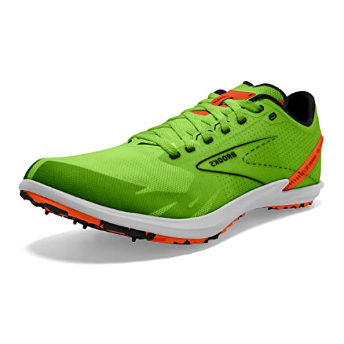 BROOKS Herren Draft XC Spikeless Sneaker, Green Gecko/Red Orange/White, 42 EU von Brooks