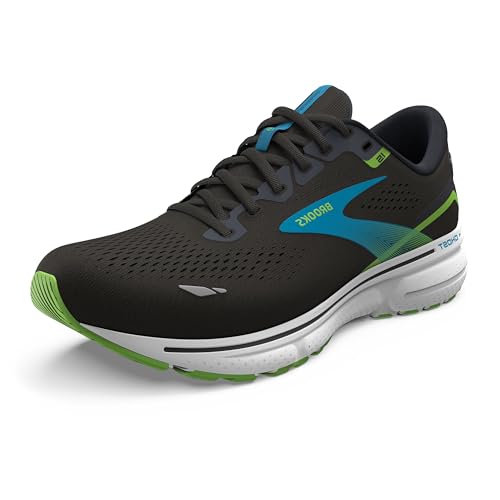 Brooks Herren Ghost 15 Sneaker, Black Hawaiian Ocean Green, 40.5 EU von Brooks