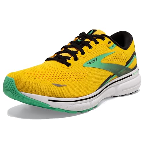 Brooks Herren Ghost 15 Sneaker, Lemon Chrome Black Sedona Salbei, 43 EU von Brooks