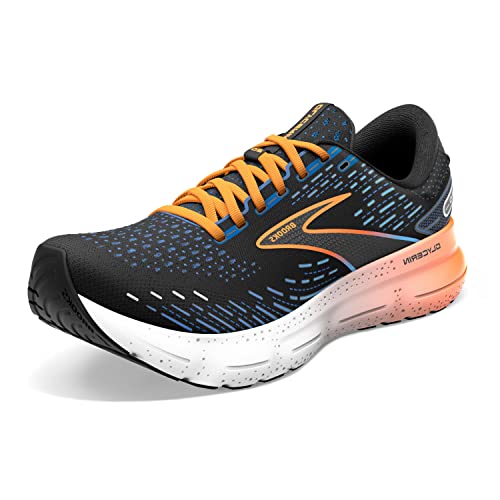 BROOKS Herren Glycerin 20 Sneaker, Schwarz/klassisch blau/orange, 48.5 EU von Brooks