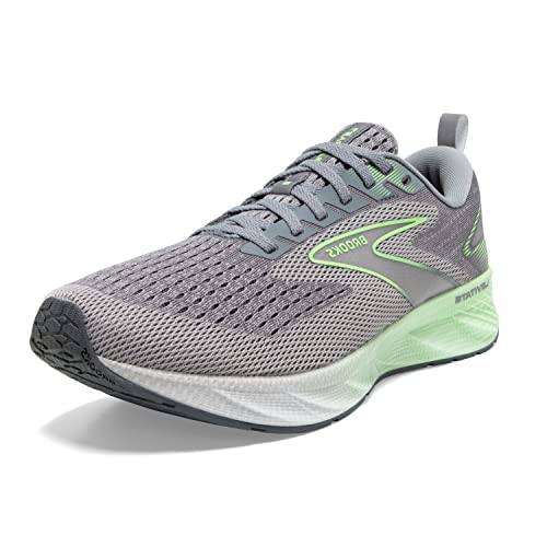 Brooks Herren Levitate 6 Sneaker, Grau Neongrün Primer, 40 EU von Brooks