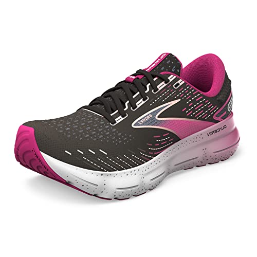 BROOKS Damen Glycerin 20 Sneaker, Black/Fuchsia/Linen, 36.5 EU von Brooks