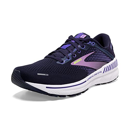 Brooks Damen Adrenaline Gts 22 Sneaker, Pecoat Blue Iris Rhapsody, 38.5 EU von Brooks