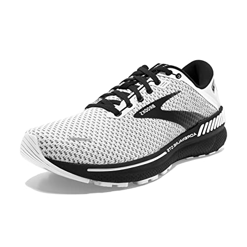 Brooks Adrenaline GTS 22 Men's Supportive Running Shoe - White/Grey/Black - 10 von Brooks