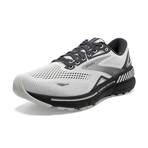 Brooks Herren Adrenaline GTS 23 Sneaker, Oyster Ebony Alloy, 46.5 EU von Brooks