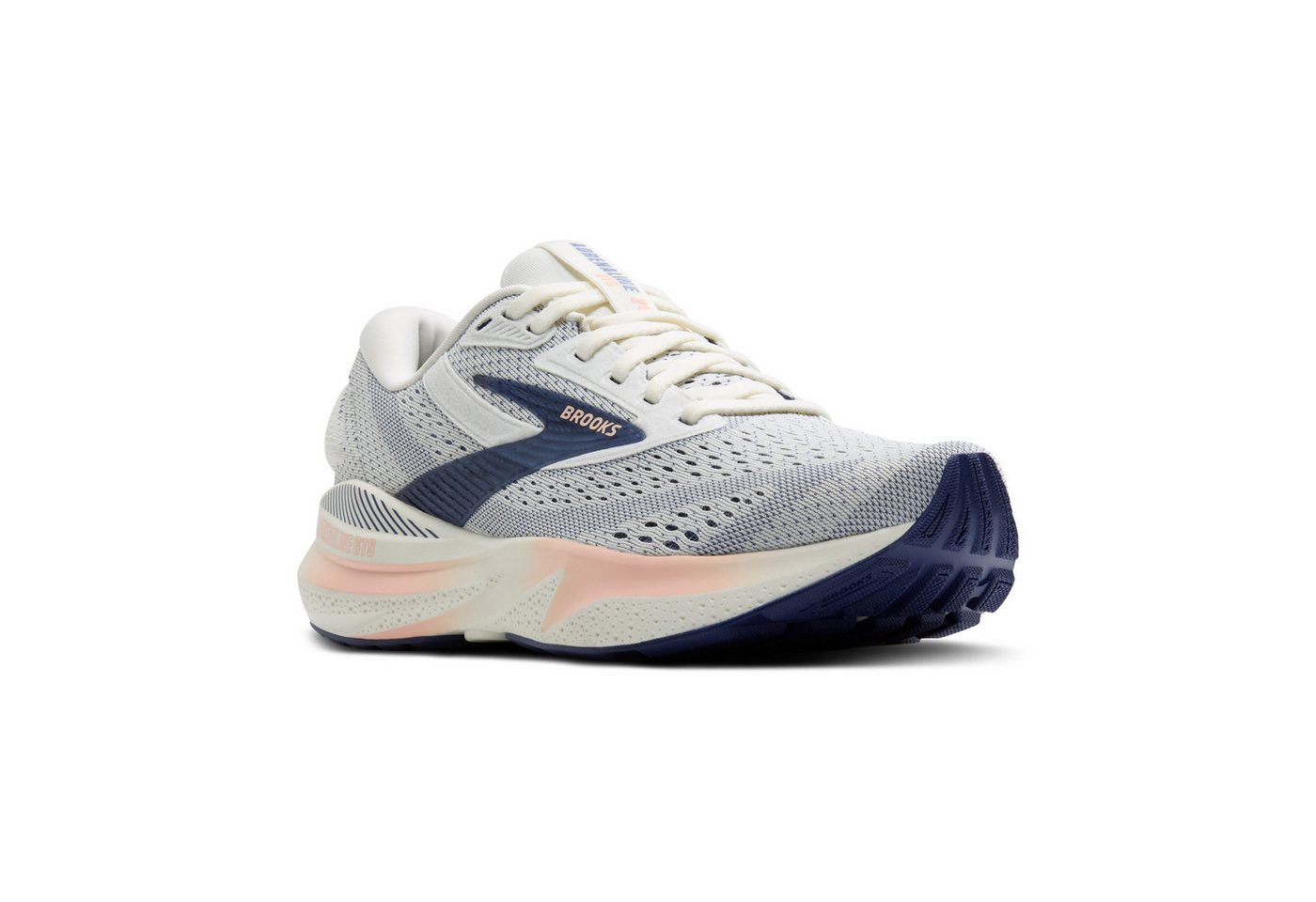 Brooks Adrenaline GTS 24 - Damen Laufschuh - Narrow (2A) - Grey/Blue Ribbon/P Laufschuh von Brooks
