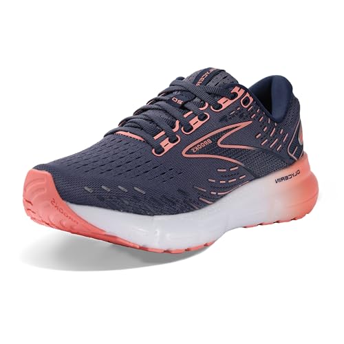 Brooks Cascadia 16, Laufschuhe für Damen, Nachtschatten Blau Rosa, 41 EU von Brooks