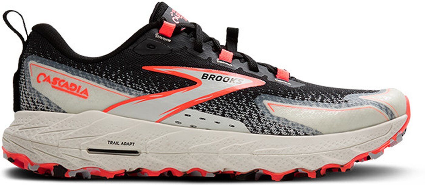 Brooks Cascadia 18 BLACK/BLUE WASH/ FLAME Trailrunningschuh von Brooks
