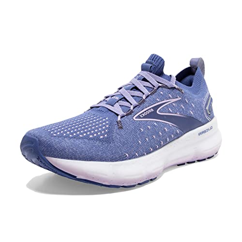 Brooks Damen, Glycerin 20 Stealth Fit Laufschuh, Blau/Pastell-Lila/Weiß, 41 EU von Brooks