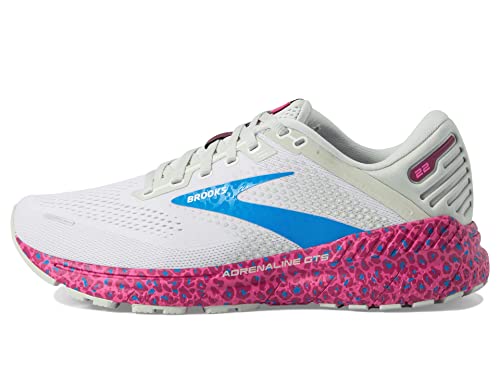 Brooks Damen Adrenaline GTS 22 Stützender Laufschuh, Weiß/Auster/Brillant, 39 EU von Brooks