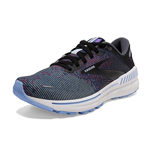 Brooks Damen Adrenaline GTS 22 unterstützender Laufschuh, Lavendel/Schwarz/Grau, 35.5 EU von Brooks