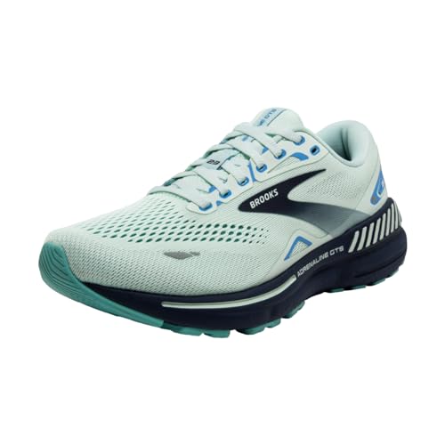 Brooks Damen Adrenaline Gts 23 Sneaker, Blue Glass Nile Blue Marina, 38 EU von Brooks