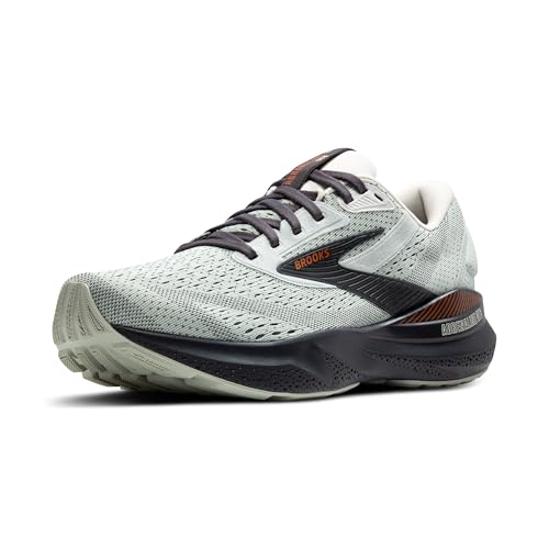 Brooks Damen Adrenaline GTS 24 Supportive Running Shoe, Quecksilber/Ebenholz/Kupfer, 8.5 Wide von Brooks