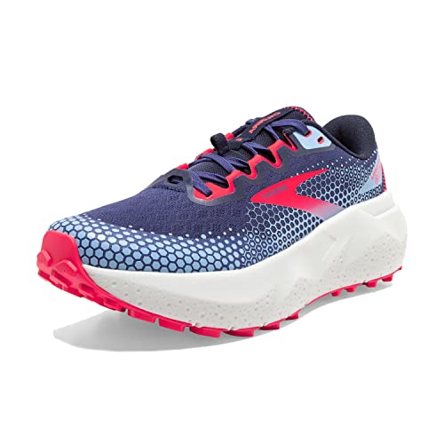 Brooks Damen Caldera 6 Laufschuh, Deep Cobalt Diva Pink Oyster M, 42 EU Schmal von Brooks