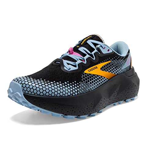 BROOKS Damen Caldera 6 Sneaker, Schwarz/Blau/Gelb, 40.5 EU von Brooks