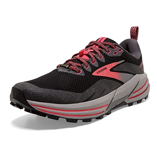 Brooks Damen Cascadia 16 Gtx Laufschuh, Black Blackened Pearl Coral, 40 EU von Brooks