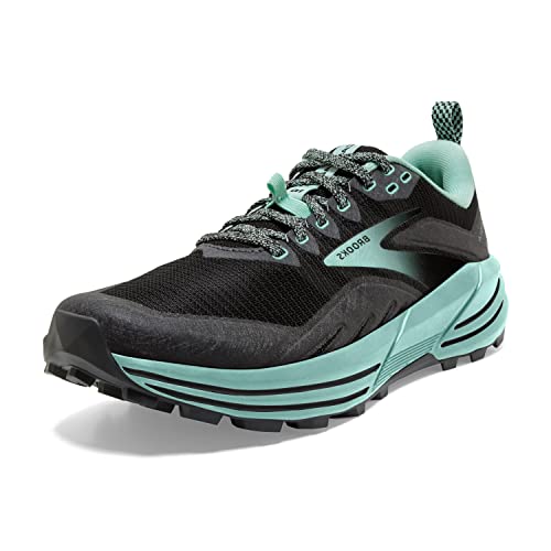 Brooks Damen Cascadia 16 Laufschuh, Black Ebony Yucca, 40 EU von Brooks